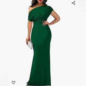 Elegant, Off Shoulder Evening Gown
